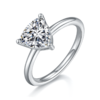 Classic 3ct Trillion Cut Lab Grown Diamond Engagement Ring
 1